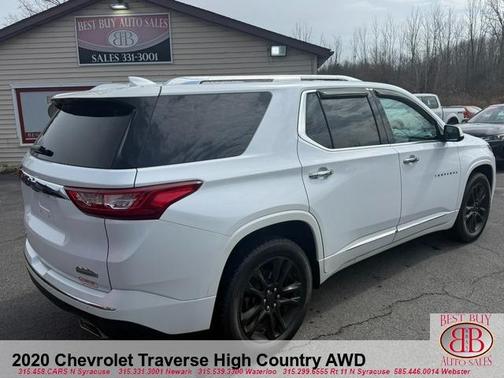 White 2020 Chevrolet Traverse High Country