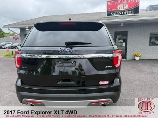 Black 2017 Ford Explorer XLT