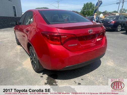 Red 2017 Toyota Corolla SE