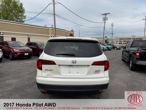White 2017 Honda Pilot EX-L