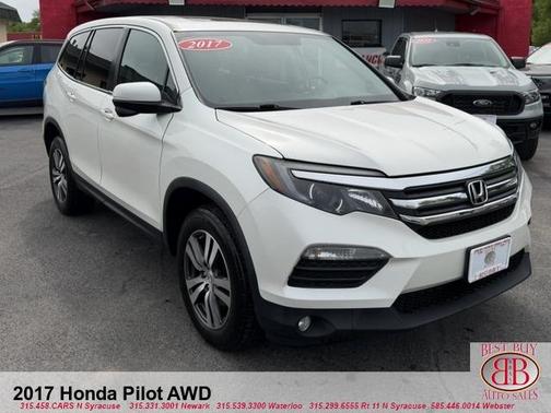 White 2017 Honda Pilot EX-L