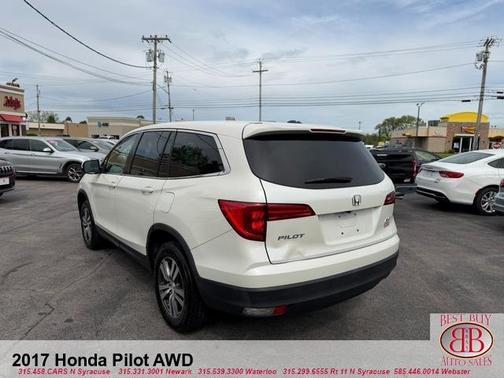 White 2017 Honda Pilot EX-L
