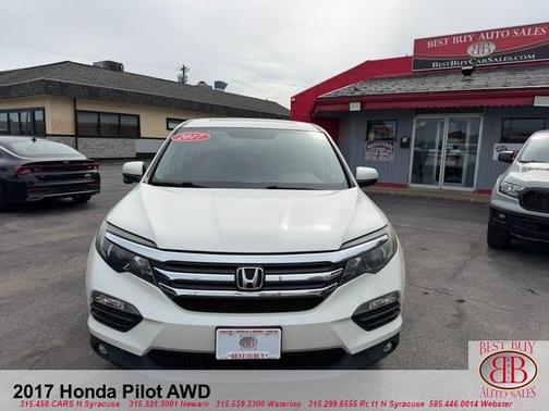 White 2017 Honda Pilot EX-L