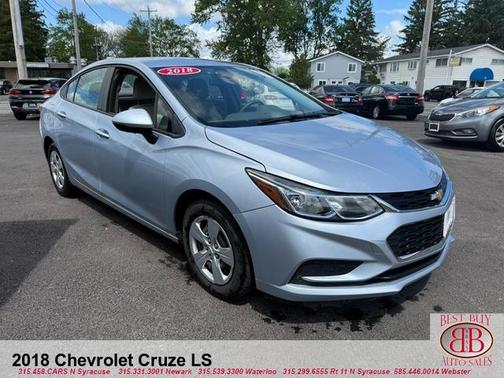 Blue 2018 Chevrolet Cruze LS