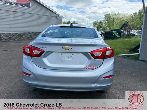 Blue 2018 Chevrolet Cruze LS