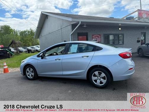 Blue 2018 Chevrolet Cruze LS