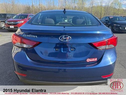 Lakeside Blue 2015 Hyundai ELANTRA SE