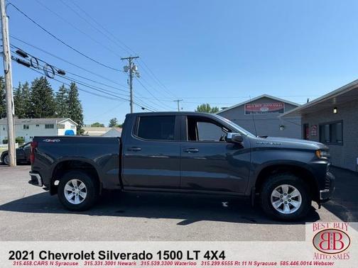 Gray 2021 Chevrolet Silverado 1500 LT