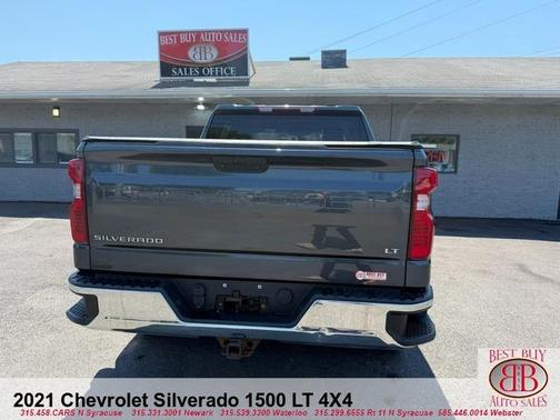 Gray 2021 Chevrolet Silverado 1500 LT