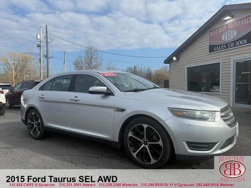 Gray 2015 Ford Taurus SEL