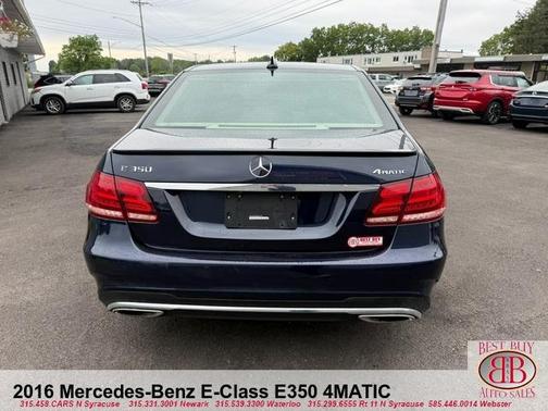 Blue 2016 Mercedes-Benz E-Class E 350 4MATIC