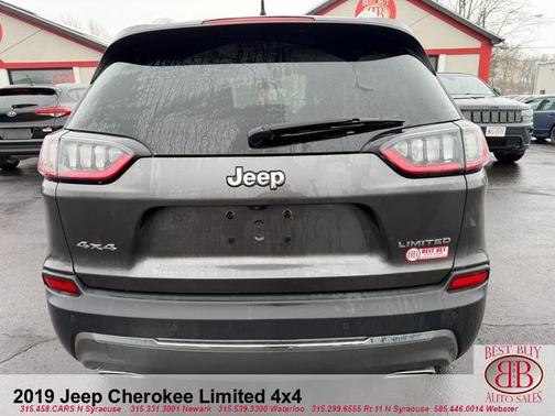 Gray 2019 Jeep Cherokee Limited