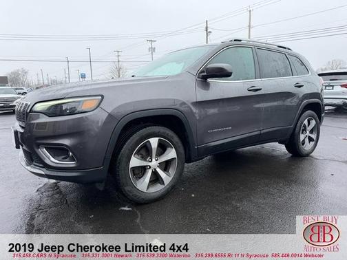 Gray 2019 Jeep Cherokee Limited
