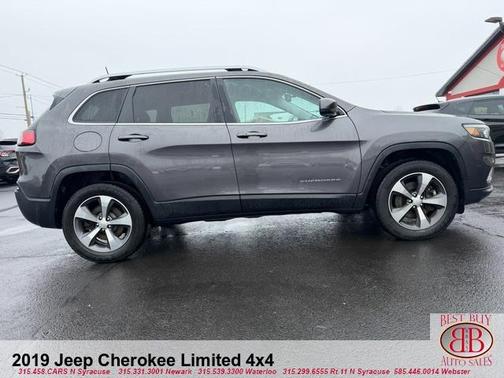 Gray 2019 Jeep Cherokee Limited