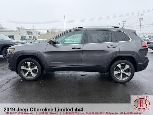 Gray 2019 Jeep Cherokee Limited