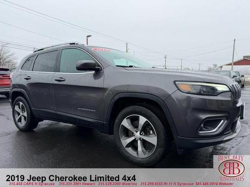 Gray 2019 Jeep Cherokee Limited
