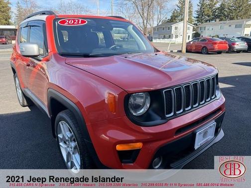 Orange 2021 Jeep Renegade Latitude