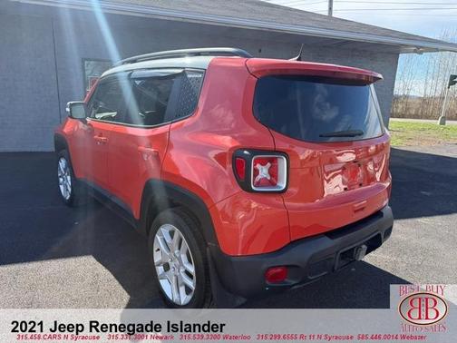 Orange 2021 Jeep Renegade Latitude