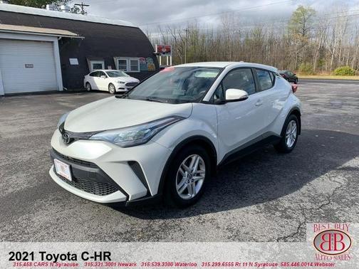 White 2021 Toyota C-HR XLE