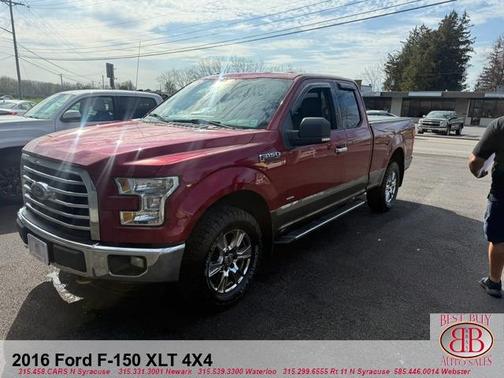 Maroon 2016 Ford F-150 XLT