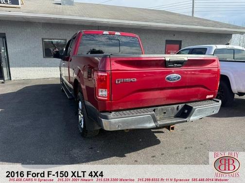 Maroon 2016 Ford F-150 XLT