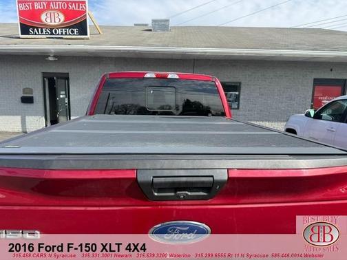 Maroon 2016 Ford F-150 XLT