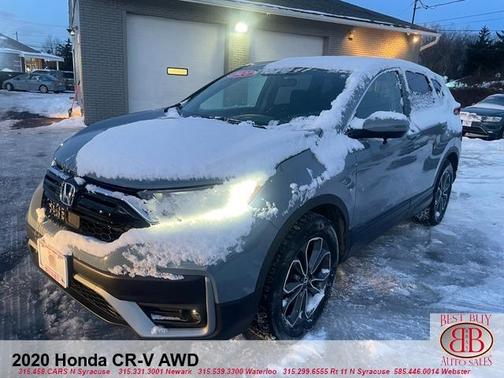 Blue 2020 Honda CR-V EX