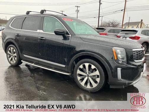 Black 2021 Kia Telluride EX