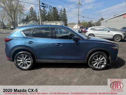 Eternal Blue Mica 2020 Mazda CX-5 Grand Touring