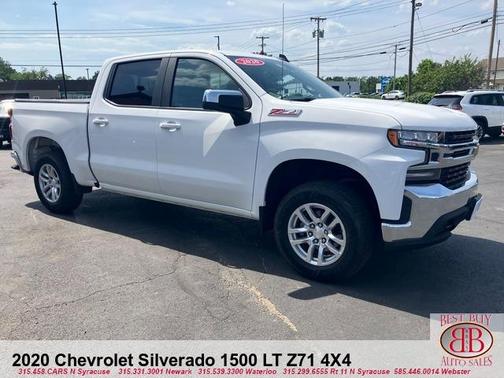 White 2020 Chevrolet Silverado 1500 LT