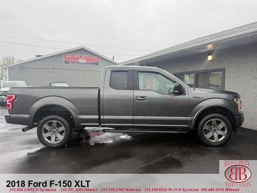 Gray 2018 Ford F-150 XLT