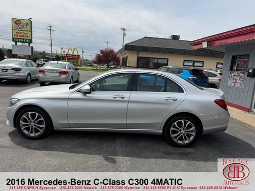 Gray 2016 Mercedes-Benz C-Class C 300 4MATIC