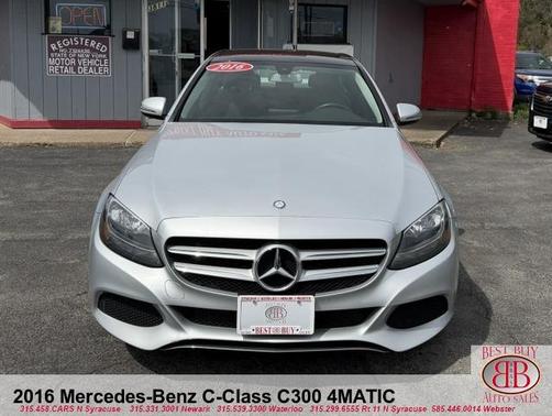 Gray 2016 Mercedes-Benz C-Class C 300 4MATIC