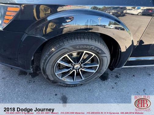 Black 2018 Dodge Journey SXT