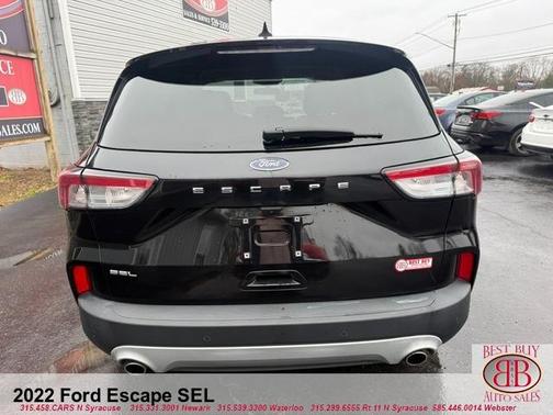 Black 2022 Ford Escape SEL