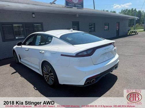 White 2018 Kia Stinger Premium
