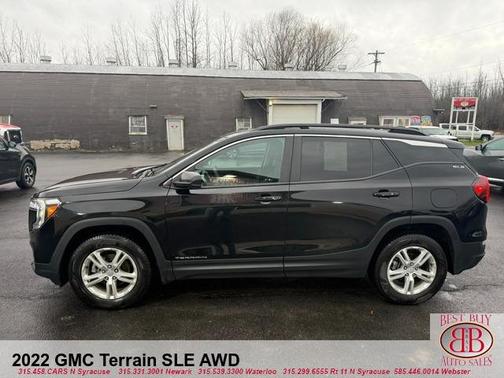 Black 2022 GMC Terrain SLE