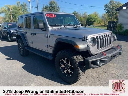 Gray 2018 Jeep Wrangler Unlimited Rubicon
