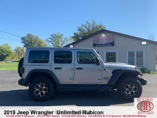 Gray 2018 Jeep Wrangler Unlimited Rubicon