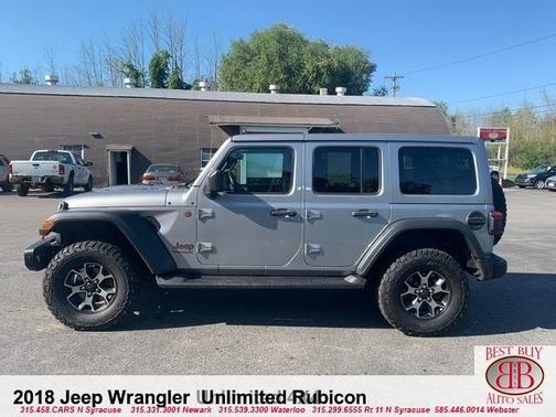 Gray 2018 Jeep Wrangler Unlimited Rubicon