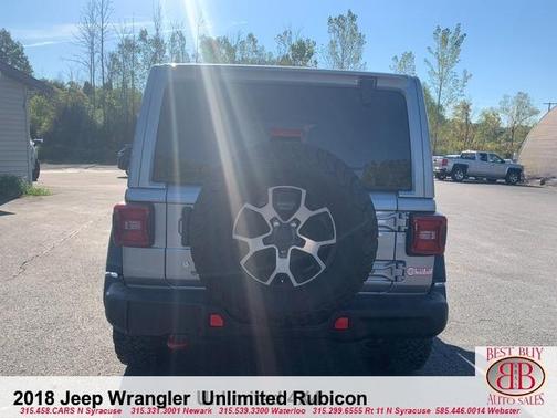 Gray 2018 Jeep Wrangler Unlimited Rubicon