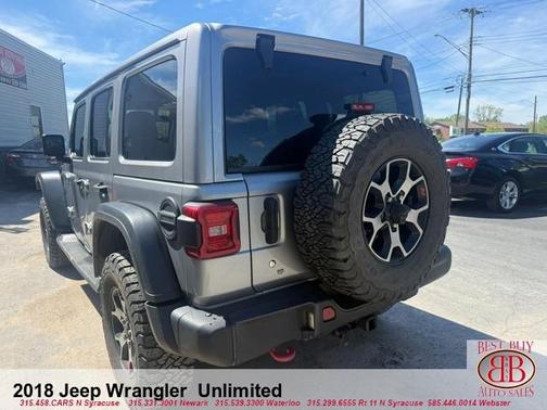 Gray 2018 Jeep Wrangler Unlimited Rubicon