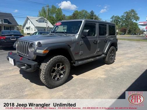 Gray 2018 Jeep Wrangler Unlimited Rubicon