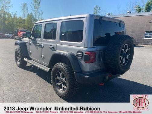 Gray 2018 Jeep Wrangler Unlimited Rubicon