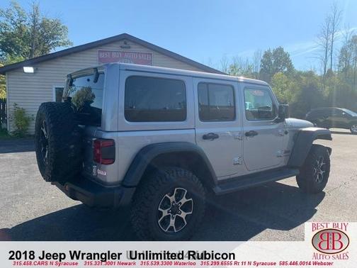 Gray 2018 Jeep Wrangler Unlimited Rubicon