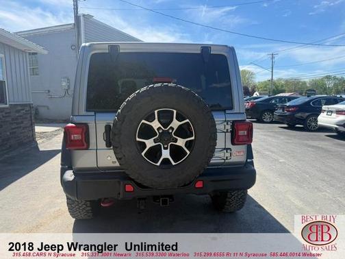 Gray 2018 Jeep Wrangler Unlimited Rubicon