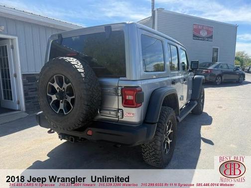 Gray 2018 Jeep Wrangler Unlimited Rubicon