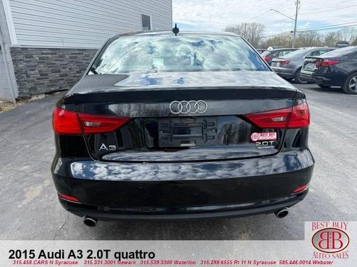 Black 2015 Audi A3 2.0T Premium Plus