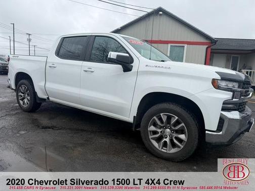 White 2020 Chevrolet Silverado 1500 LT