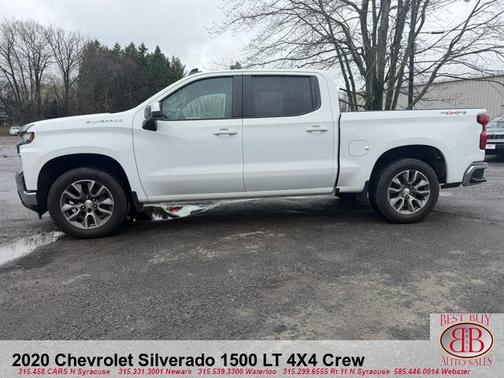White 2020 Chevrolet Silverado 1500 LT